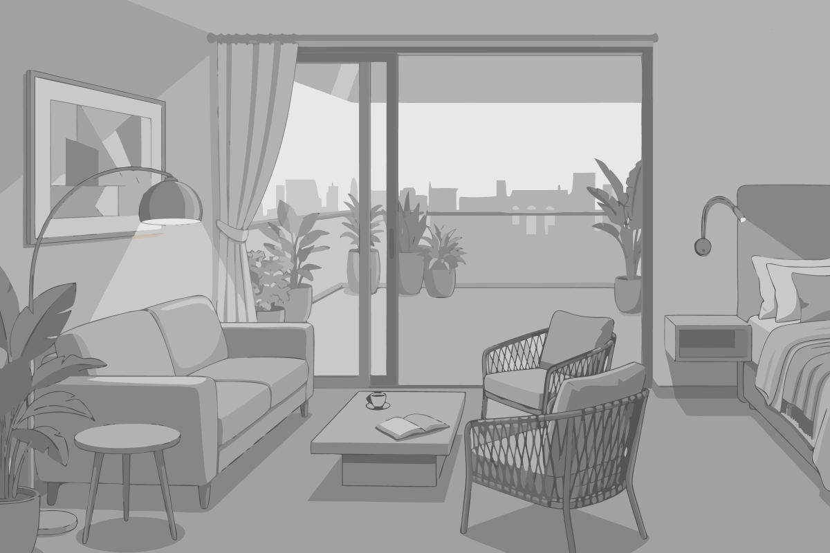 Quarto Familiar com Casa de Banho Partilhada